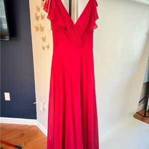 Red Bridesmaid Dress